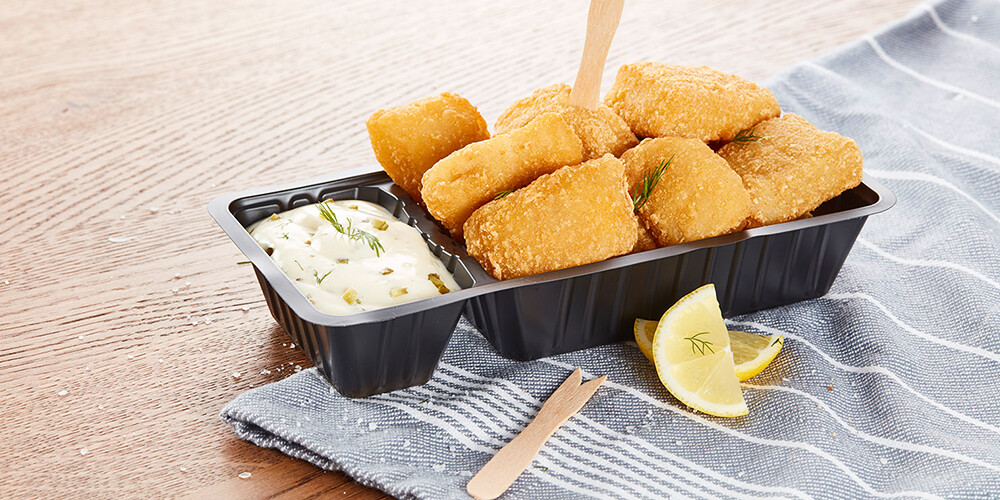 Kibbeling mit selbstgemachter Remoulade - Herrenhof Genuss